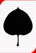 Image result for Aspen Leaf Silhouette