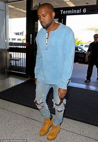 Image result for Kanye West Ripped Jeans