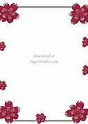 Image result for Pink Flower Page Border