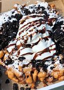 Image result for Deep Fried Funnel Cake with Oreo