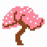 Image result for Pixel Cherry Blossom Tree