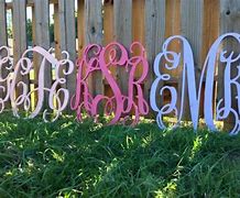 Image result for Wood Monogram Letters