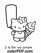 Image result for Hello Kitty Alphabet Coloring Pages