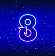 Image result for Neon Glow Number 8