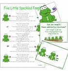 Image result for 5 Green and Speckled Frogs Printable