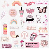 Image result for Pink Stickers