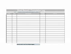 Image result for Weekly Work Log Template