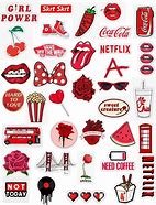 Image result for Print Stickers Red