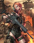 Image result for American Soldier Anime Girl