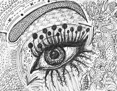 Image result for eye drawings with patterns