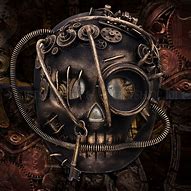 Image result for Steampunk Skull Art