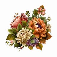 Image result for Transparent Drawing Brown Flowers