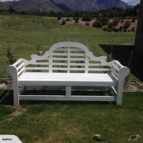 Image result for Lutyens White Garden Bench