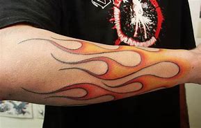 Image result for Flame Tattoo Sleeve