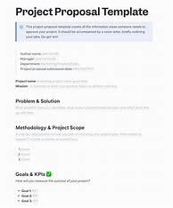 Image result for Business Project Proposal Template