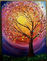 Image result for Acrylic Painting Weeping Willow Tree