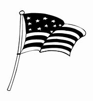 Image result for American Flag Clip Art Black and White Free