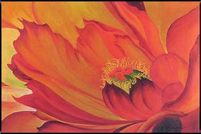 Image result for Orange Flower Painting