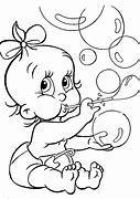 Image result for Girl with Puppy Coloring Page