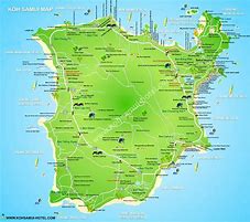 Image result for Koh Samui Island Map