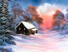 Image result for Winter Farm Scenes Paintings