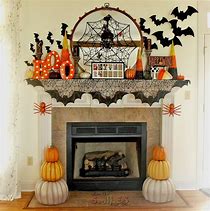 Image result for Halloween Mantel Ideas