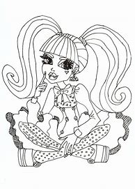 Image result for Monster High Draculura Coloring Page