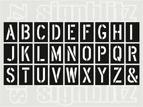 Image result for Letter Stencils for Painting