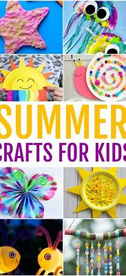 Image result for Summer Time Crafts for Kids