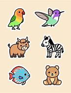 Image result for Animal Coloring Stickers