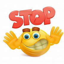 Image result for Stop Smiley Face Clip Art