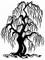 Image result for Weeping Willow Tree Silhouette