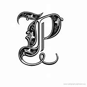 Image result for Calligraphy Alphabet P