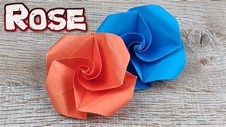 Image result for Paper Rose Tutorial Easy