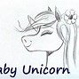 Image result for Drawing a Cute Baby Unicorn