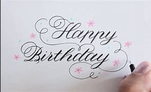 Image result for How to Write Happy Birthday Fancy