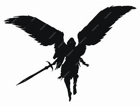 Image result for Silhouette of Angel