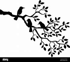 Image result for Bird On Branch Silhouette Tattoo