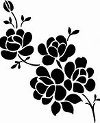 Image result for Flower SVG Black and White