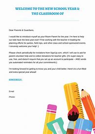 Image result for Parent Teacher Welcome Letter