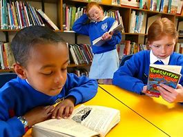 Image result for Images of Children Reading Books