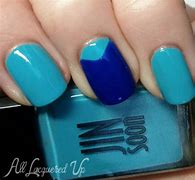 Image result for Blue Nails with Glitter