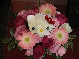 Image result for Hello Kitty and Flowers