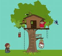 Image result for Bird in Tree Clip Art