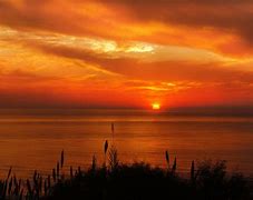 Image result for Sunset with Sun