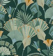 Image result for Art Deco Floral Wallpaper