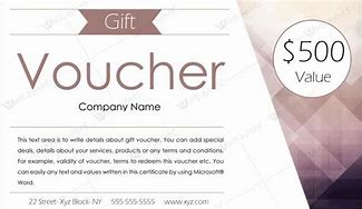 Image result for Gift Voucher Terms and Conditions