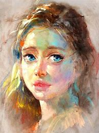 Image result for Realistic Oil Pastel Portrait