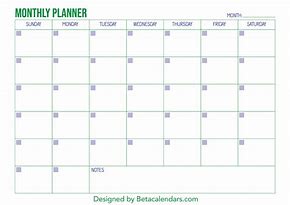 Image result for Monthly/Weekly Planner Template