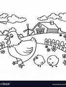 Image result for Cute Chicken Coloring Pages